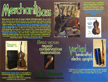 Tablet Screenshot of merchantbass.com